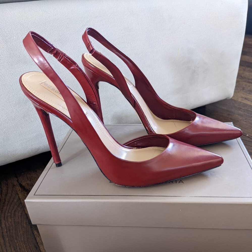 BCBGMAXAZRIA Acrobat slingback heels